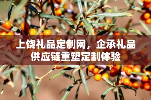 上饶礼品定制网，企承礼品供应链重塑定制体验