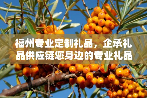 福州专业定制礼品，企承礼品供应链您身边的专业礼品定制公司