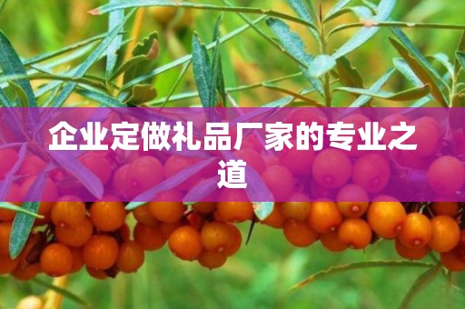 企业定做礼品厂家的专业之道