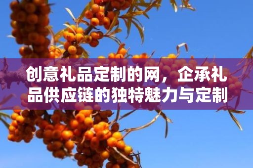 创意礼品定制的网，企承礼品供应链的独特魅力与定制之旅